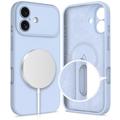 iPhone 17 Tech-Protect flydende silikone cover - MagSafe-kompatibel - Tågeblå