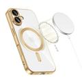 iPhone 17 Tech-Protect MagFlex Cover - MagSafe-kompatibelt - Klar / Guld