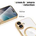 iPhone 17 Tech-Protect MagFlex Cover - MagSafe-kompatibelt - Klar / Guld