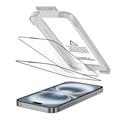 iPhone 17 Tech-Protect Quick Set+ 2-Pack Skærmbeskyttelse Hærdet Glas - Klar