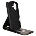 iPhone 17 lodret flip-etui med stativ - sort