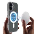 iPhone 18 Hybrid Cover - MagSafe Kompatibel - Gennemsigtig