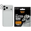 iPhone 18 Pro/18 Pro Max PanzerGlass Hoops keramisk kameralinsebeskytter - Sølvglimmer