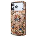 iPhone 18 Pro/17 Pro DENIOR A30 magnetisk cover med ringstativ – gul
