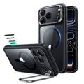 iPhone 18 Pro/17 Pro ESR Classic Hybrid Kickstand MagSafe cover – Sort / Gennemsigtig