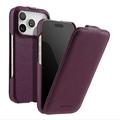 iPhone 18 Pro/17 Pro Melkco magnetisk lodret flip-etui – lilla