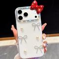 iPhone 18 Pro/17 Pro Perlebue-dekoration hybrid cover - perlehvid