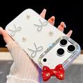 iPhone 18 Pro/17 Pro Perlebue-dekoration hybrid cover - perlehvid