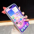 iPhone 18 Pro/17 Pro Perlebue-dekoration hybrid cover - perlehvid
