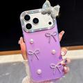 iPhone 18 Pro/17 Pro Perlebue-dekoration hybrid cover - Lilla