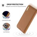 iPhone 18 Pro Dux Ducis Hivo Læderpung - Brun