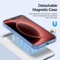 iPhone 18 Pro Dux Ducis Lawa Pung læderetui m. magnetisk cover - babyblå