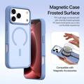 iPhone 18 Pro Dux Ducis Lawa Pung læderetui m. magnetisk cover - babyblå