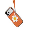 iPhone 18 Pro Dux Ducis Luvy cover med fingerring/håndrem - Orange / Marguerit