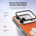 iPhone 18 Pro Dux Ducis Luvy cover med fingerring/håndrem - Orange / Marguerit