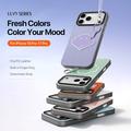 iPhone 18 Pro Dux Ducis Luvy cover med fingerring/håndrem - Lilla / Skal