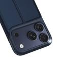 iPhone 18 Pro Dux Ducis Skin Pro Flip Cover - Blå