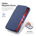 iPhone 18 Pro Dux Ducis Skin X Pro Magnetisk Flip Cover - Blå