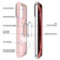 iPhone 18 Pro Dux Ducis Yind Hybrid Cover - MagSafe-kompatibel - Lysepink