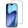 iPhone 18 Pro Skærmbeskyttelse Hærdet Glas - Full Fit - 9H - Sort kant