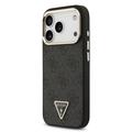 iPhone 18 Pro Guess 4G Strass Triangle Logo Gold Frame MagSafe Cover