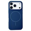iPhone 18 Pro Liquid Silikone Cover - MagSafe Kompatibel - mørkeblå
