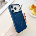 iPhone 18 Pro Liquid Silikone Cover - MagSafe Kompatibel - mørkeblå