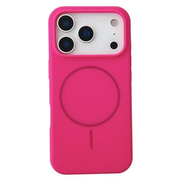iPhone 18 Pro Liquid Silikone Cover - MagSafe Kompatibel - Hot Pink