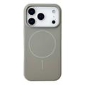 iPhone 18 Pro Liquid Silikone Cover - MagSafe Kompatibel - titangrå