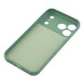 iPhone 18 Pro Flydende silikone cover med ringholder og håndledsrem - Mynte