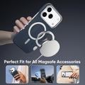 iPhone 18 Pro Max/17 Pro Max Slankt magnetisk cover i kulfiber - blå