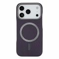 iPhone 18 Pro Max/17 Pro Max Slankt magnetisk cover i kulfiber - lilla