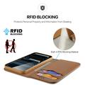 iPhone 18 Pro Max Dux Ducis Hivo Læderpung - Brun