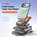 iPhone 18 Pro Max Dux Ducis Luvy cover med fingerring/håndrem - Grøn / Kløver