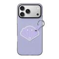iPhone 18 Pro Max Dux Ducis Luvy cover med fingerring/håndrem - Lilla / Skal