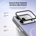 iPhone 18 Pro Max Dux Ducis Luvy cover med fingerring/håndrem - Lilla / Skal