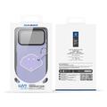 iPhone 18 Pro Max Dux Ducis Luvy cover med fingerring/håndrem - Lilla / Skal