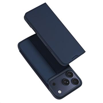 iPhone 18 Pro Max Dux Ducis Skin Pro Flip Cover - Blå