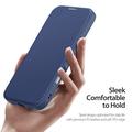 iPhone 18 Pro Max Dux Ducis Skin X Pro Magnetisk Flip Cover - Blå
