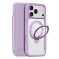 iPhone 18 Pro Max Dux Ducis Skin X Pro Magnetisk Flip Cover - Lilla
