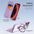 iPhone 18 Pro Max Dux Ducis Skin X Pro Magnetisk Flip Cover - Lilla