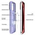 iPhone 18 Pro Max Dux Ducis Yind Hybrid Cover - MagSafe-kompatibel - Lyselilla