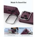 iPhone 18 Pro Max/17 Pro Max ESR Cyber Tough Kickstand MagSafe Hybrid Cover - Dyb Bourgogne