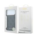 iPhone 18 Pro Max Guess 4G Gold Frame Cover - MagSafe-kompatibelt - Sort