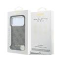 iPhone 18 Pro Max Guess 4G Gold Frame Cover - MagSafe-kompatibelt - Brun