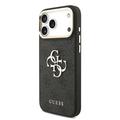 iPhone 18 Pro Max Guess 4G Metal Logo Gold Frame Cover