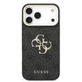 iPhone 18 Pro Max Guess 4G Metal Logo Gold Frame Cover