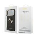 iPhone 18 Pro Max Guess 4G Metal Logo Gold Frame Cover