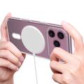 iPhone 18 Pro Max Hybrid Cover - MagSafe Kompatibel - Gennemsigtig