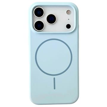 iPhone 18 Pro Max Liquid Silikone Cover - MagSafe Kompatibel - Blå